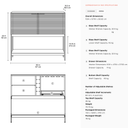 Corridor 5621SV Bar Cabinet | Charcoal Stained Ash