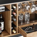 Corridor 5621SV Bar | Chocolate Stained Walnut