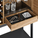 Corridor 5621SV Bar | Chocolate Stained Walnut