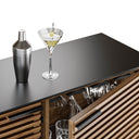 Corridor 5621SV Bar Cabinet | Charcoal Stained Ash