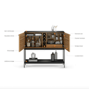 Corridor 5621SV Bar | Chocolate Stained Walnut