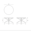 Mikado Round Dining Table