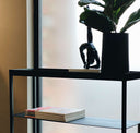 Tray Slim Console Table | Black