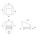 Barrow Armchair | Copper