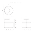 Swivel Tray Side Table