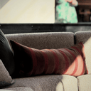 Huxley Long Cushion | Chocolate / Cherry