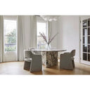 Verity Round Dining Table | Ocean Marble