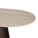 Varmdo Oblong Dining Table | Travertine