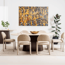 Varmdo Oblong Dining Table | Travertine
