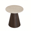 Varmdo Side Table | Travertine