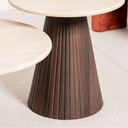 Varmdo Side Table | Travertine