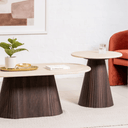 Varmdo Side Table | Travertine