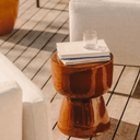 Pasco Patio Side Table | Rust