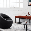Samara Bench Seat | Burnt Orange