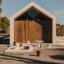 Pasco Patio Side Table | Rust