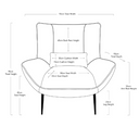 Mona Armchair | Amber