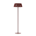 Aldet Patio Solar Floor Lamp | Terracotta