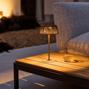 Aldet Patio Solar Table Lamp | Beige