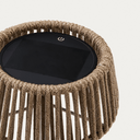 Aldet Patio Solar Table Lamp | Beige