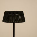 Aldet Patio Solar Table Lamp | Black