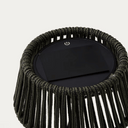 Aldet Patio Solar Table Lamp | Black