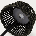 Aldet Patio Solar Table Lamp | Black