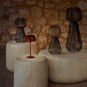 Aldet Patio Solar Table Lamp | Terracotta