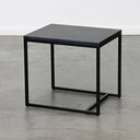 Alex Marble Side Table | Black