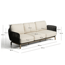Alipa Patio Sofa | Dark Grey