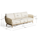 Alipa Patio Sofa | Ecru