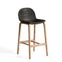 Alipa Bar Height Patio Barstool | Dark Grey