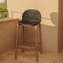 Alipa Bar Height Patio Barstool | Dark Grey
