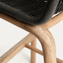 Alipa Bar Height Patio Barstool | Dark Grey