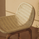 Alipa Bar Height Patio Barstool | Ecru
