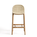 Alipa Bar Height Patio Barstool | Ecru