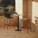 Alipa Bar Height Patio Barstool | Ecru