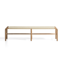 Alipa Patio Bench Seat | Ecru