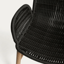 Alipa Patio Chair with Arms | Dark Grey