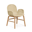 Alipa Patio Chair with Arms | Ecru