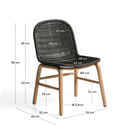 Alipa Patio Chair | Dark Grey