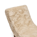 Ally Lounger | Sand Faux Fur