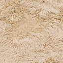 Ally Lounger | Sand Faux Fur