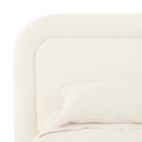 Almos Chubby Bed | Ivory Boucle