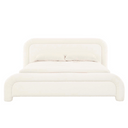 Almos Chubby Bed | Ivory Boucle