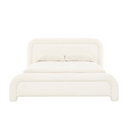 Almos Chubby Bed | Ivory Boucle