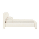 Almos Chubby Bed | Ivory Boucle