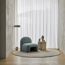 Alva Armchair | Celeste Velvet