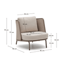 Amaya Patio Armchair | Taupe