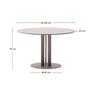 Amaya Patio Dining Table | Taupe