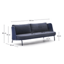 Amaya Patio Sofa | Blue
